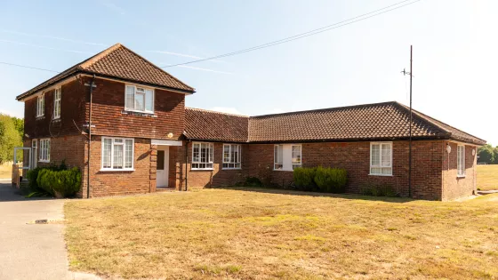 Outside view of staff accommodation house at St Piers